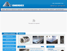 Tablet Screenshot of emerdex.com